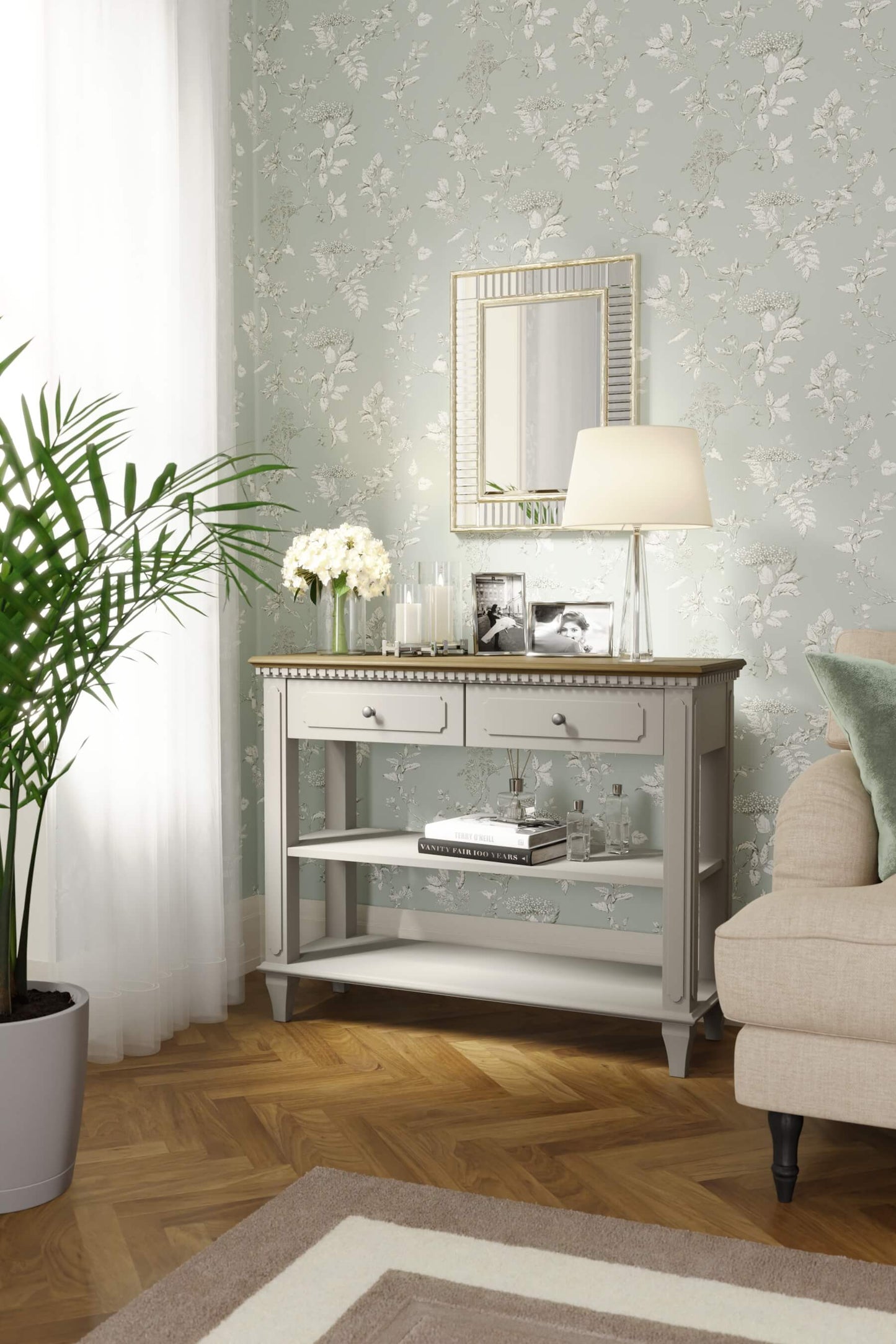 Hanover console with 2 drawers