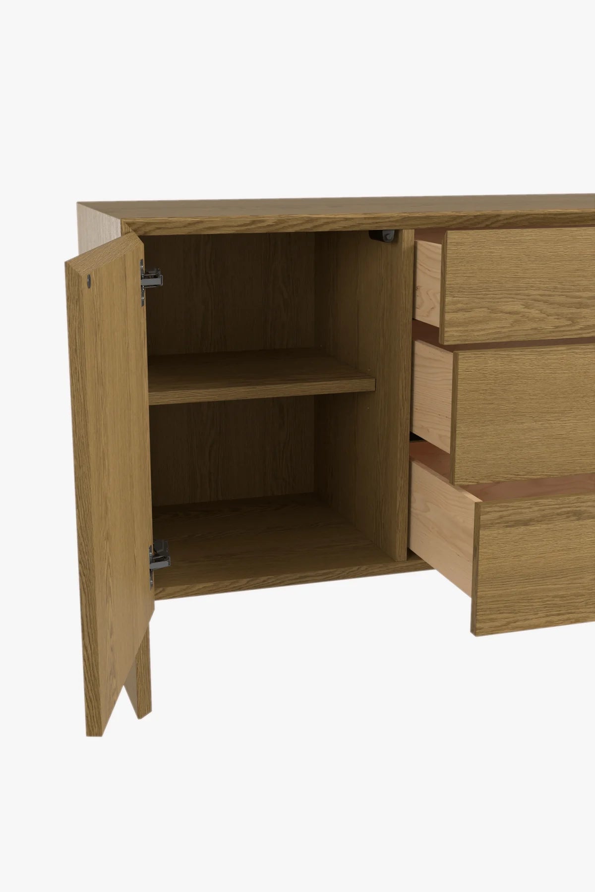 Ammanford 2-door chest of drawers with 3 drawers