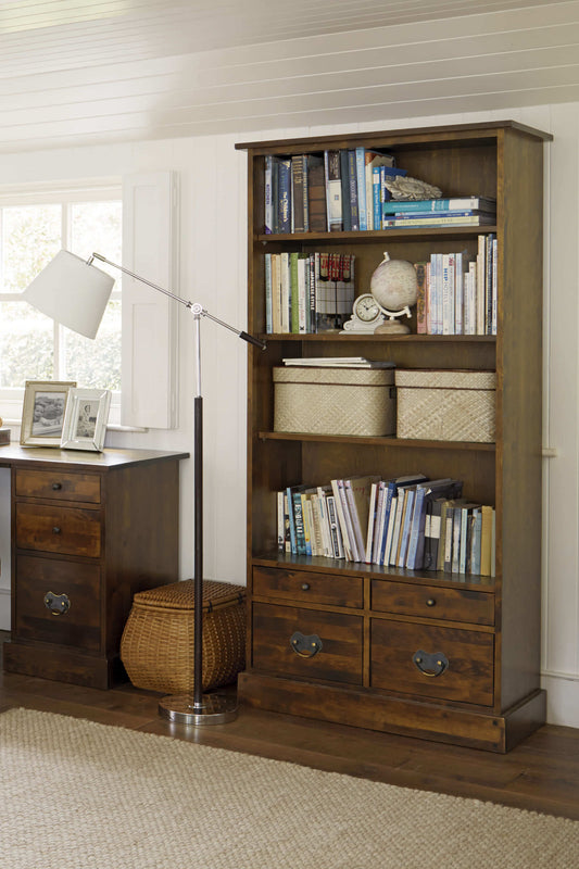 Garrat bookcase with 4 drawers, part 1