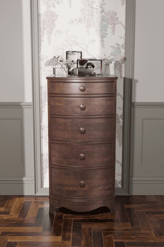 Broughton tall chest of drawers with 5 drawers