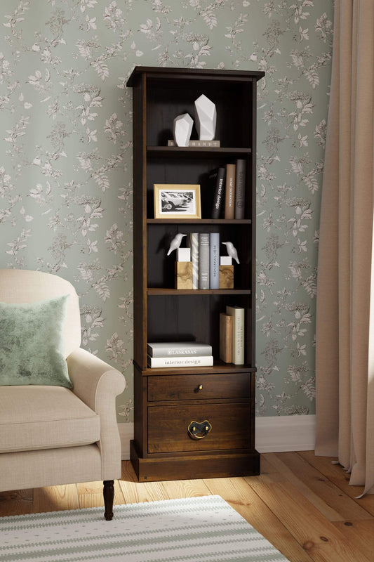 Garrat bookcase with 2 drawers, part 1