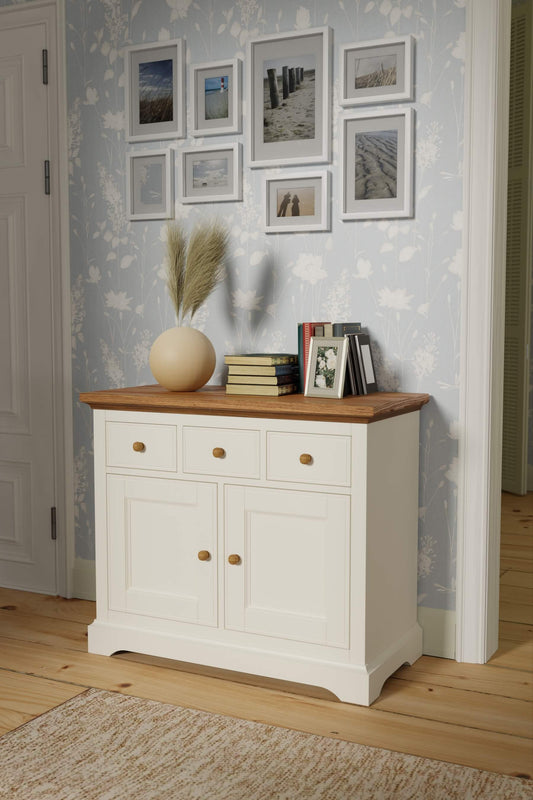 Oakham 2-door chest of drawers with 3 drawers