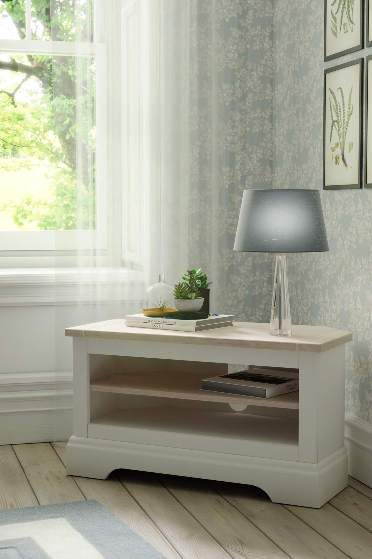 Dorset corner TV table