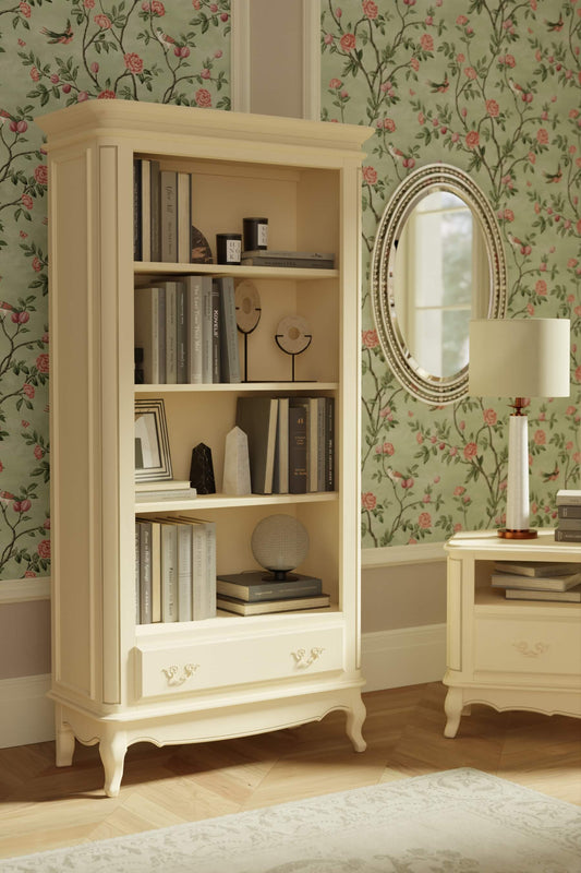 Provencale bookcase with 1 drawer