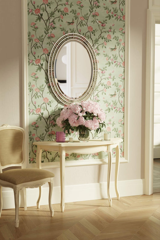 Provencale crescent-shaped console