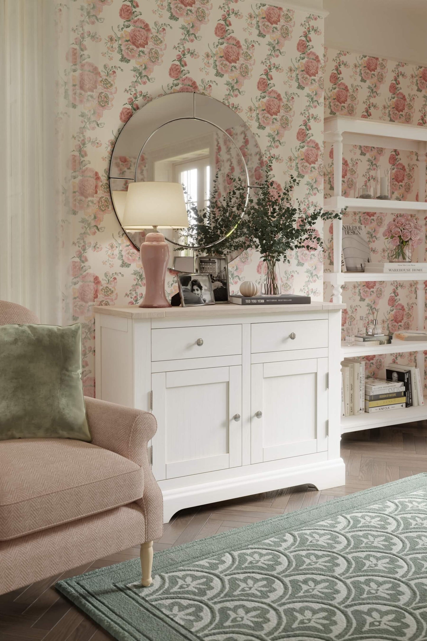 Dorset 2 door chest of drawers with 2 drawers