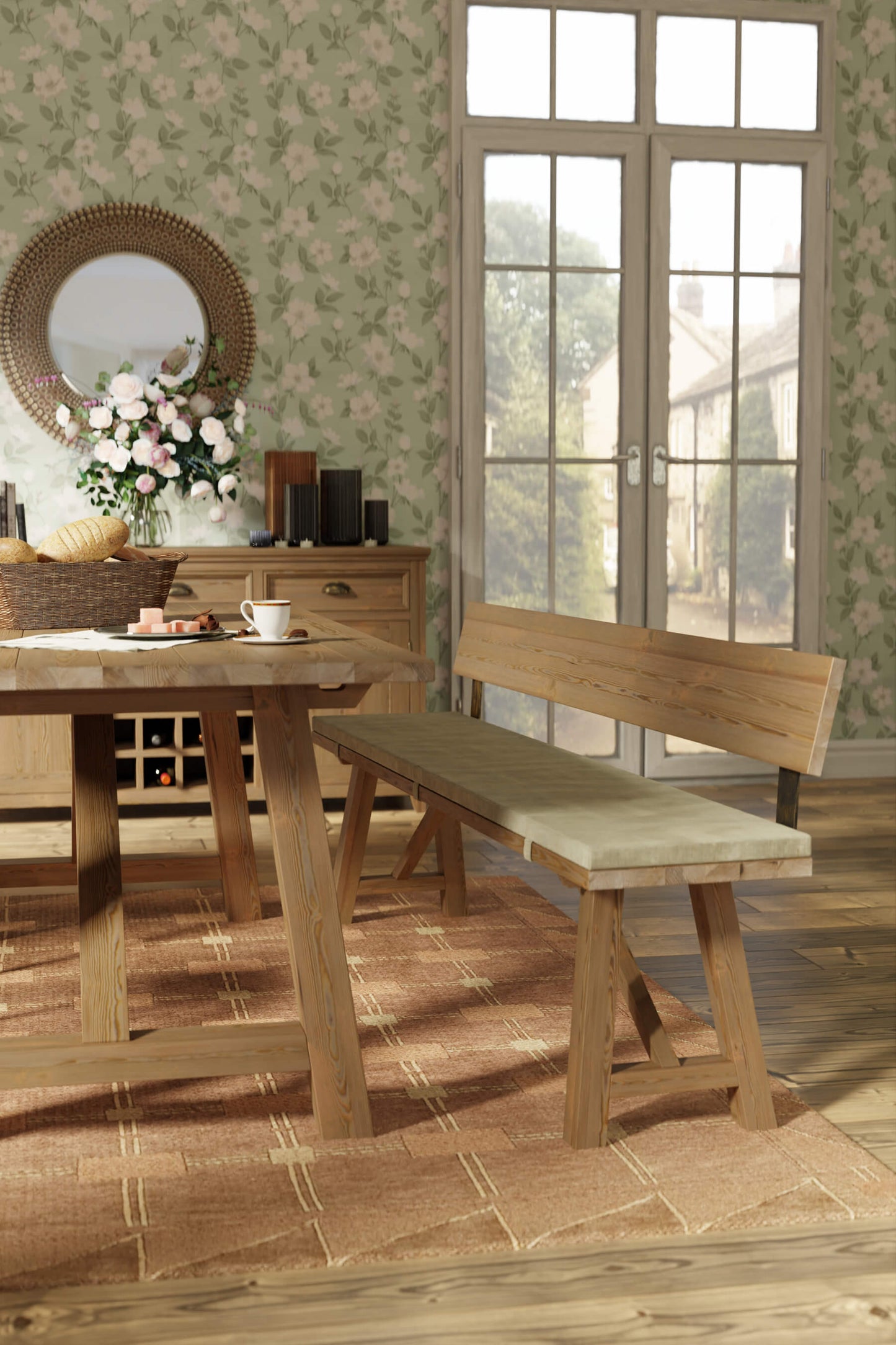 Merrion dining bench