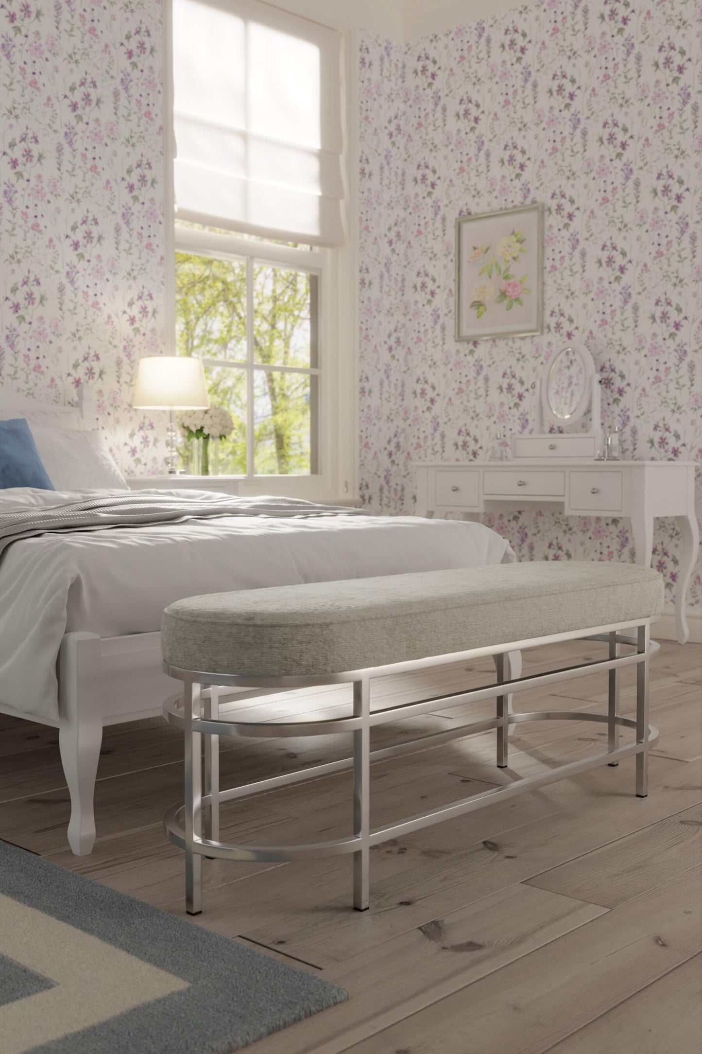 Pendine bench with soft seat