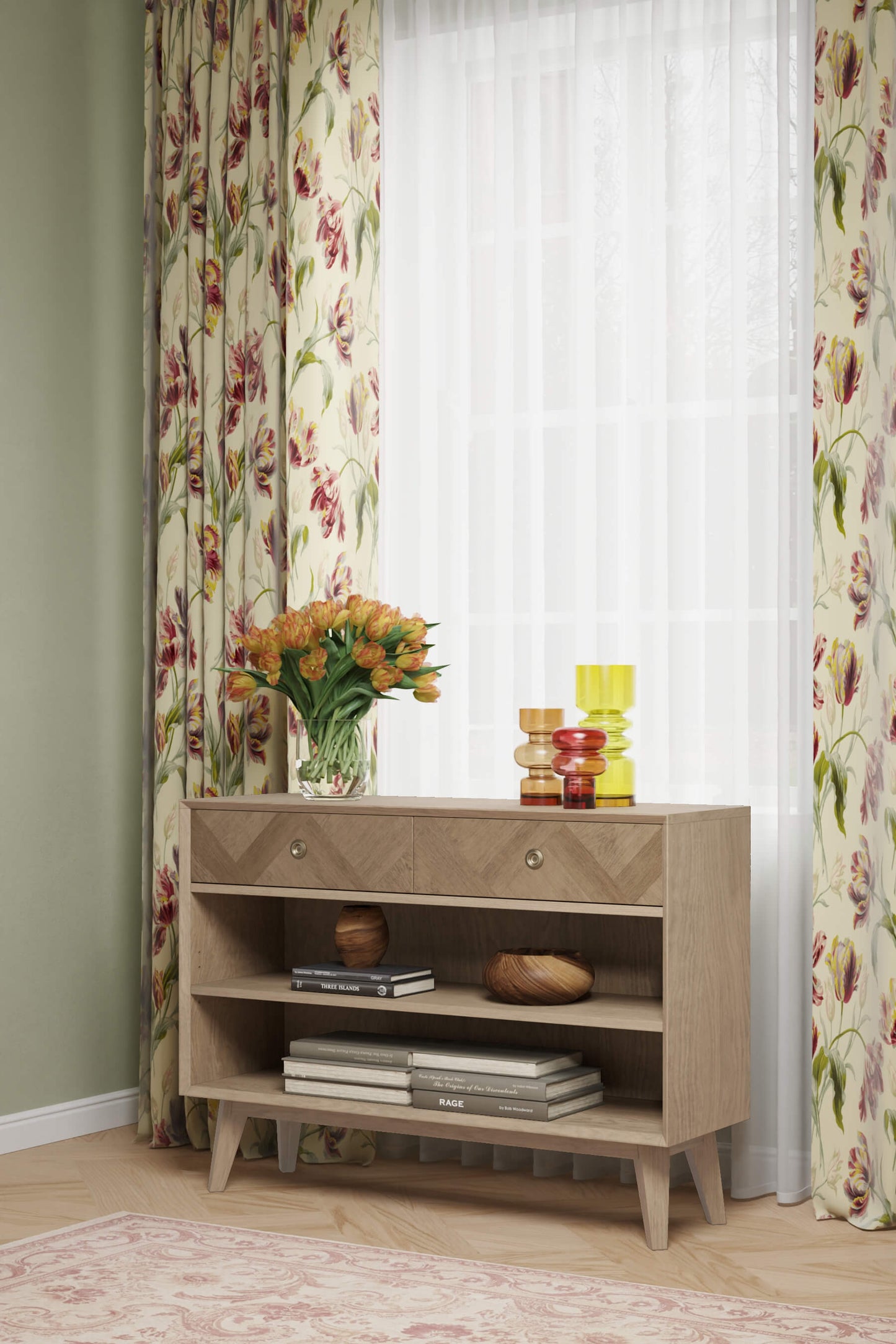 Hencroft console with 2 drawers