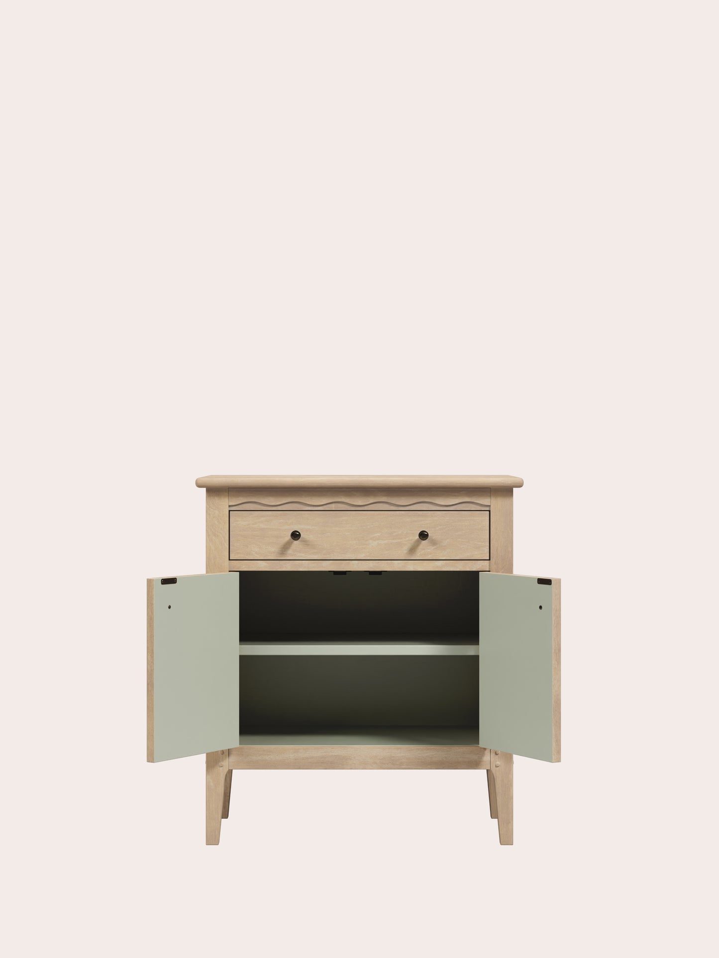 Calford chest of drawers with 2 doors and 1 drawer