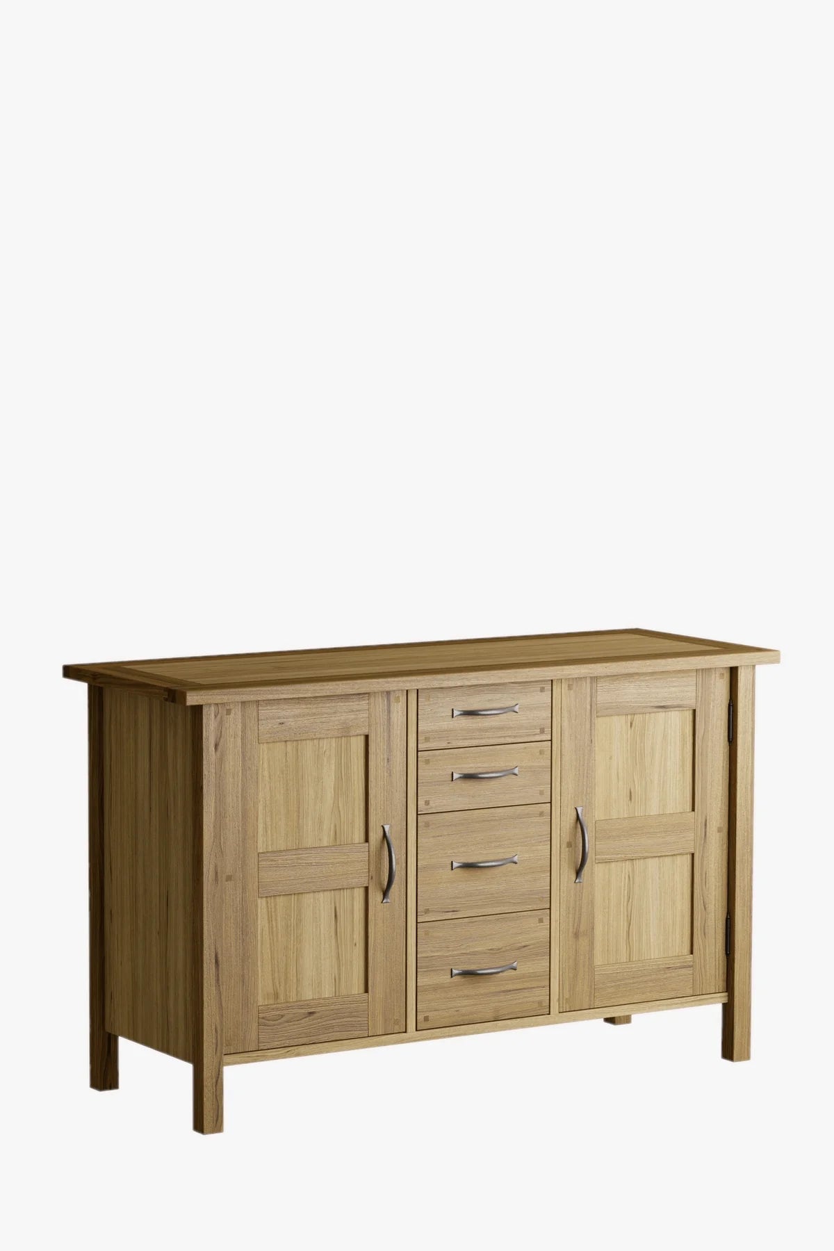 Milton 2-door chest of drawers with 4 drawers