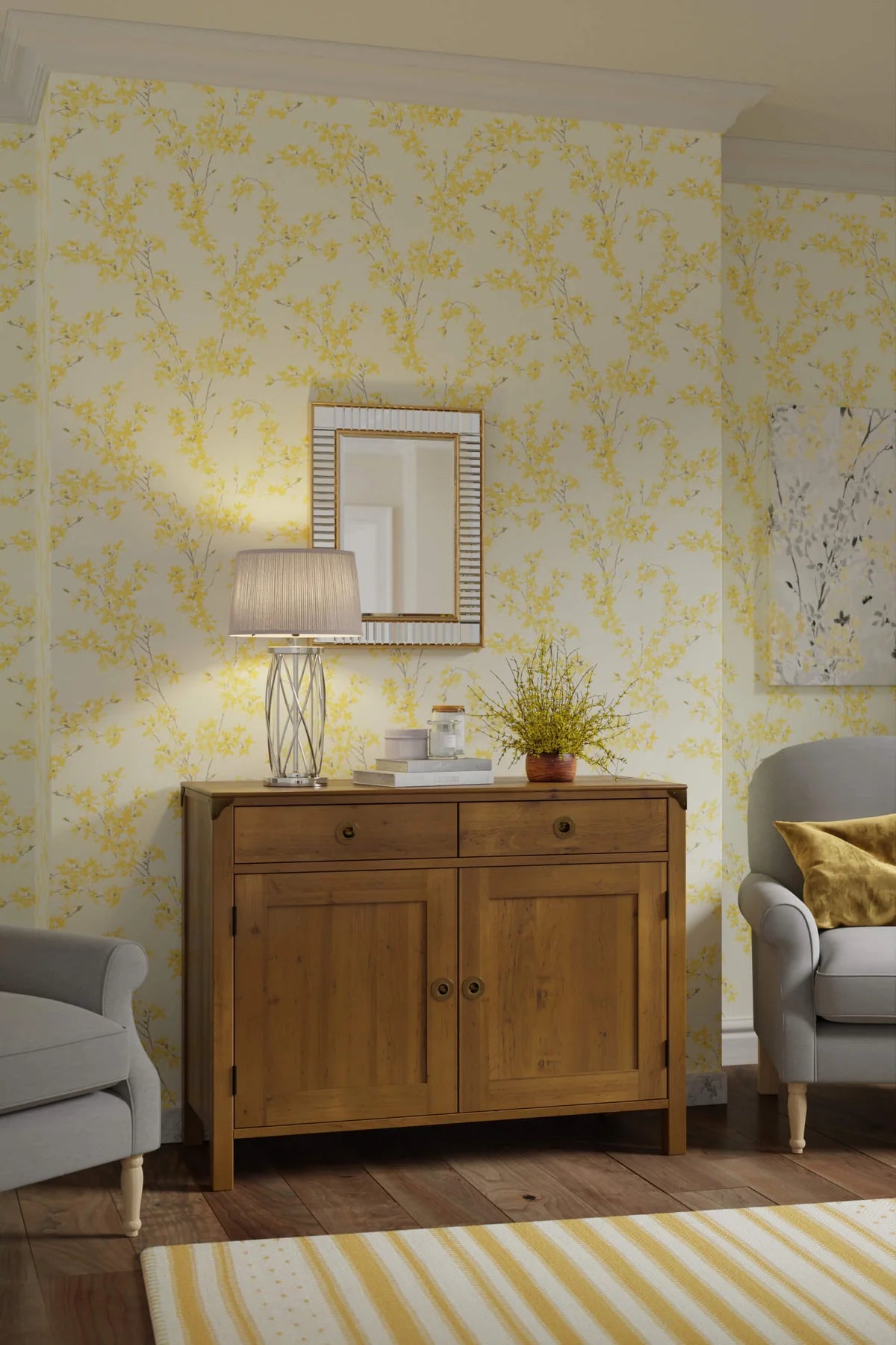 Balmoral 2 door chest of drawers with 2 drawers