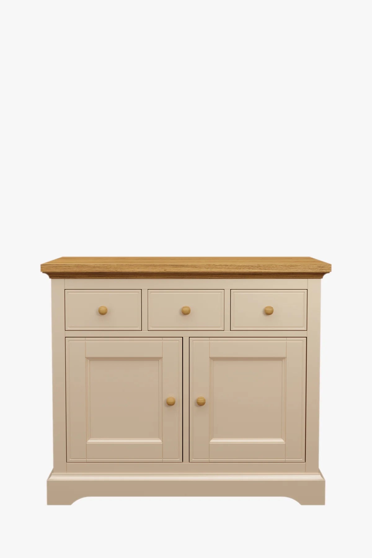 Oakham 2-door chest of drawers with 3 drawers
