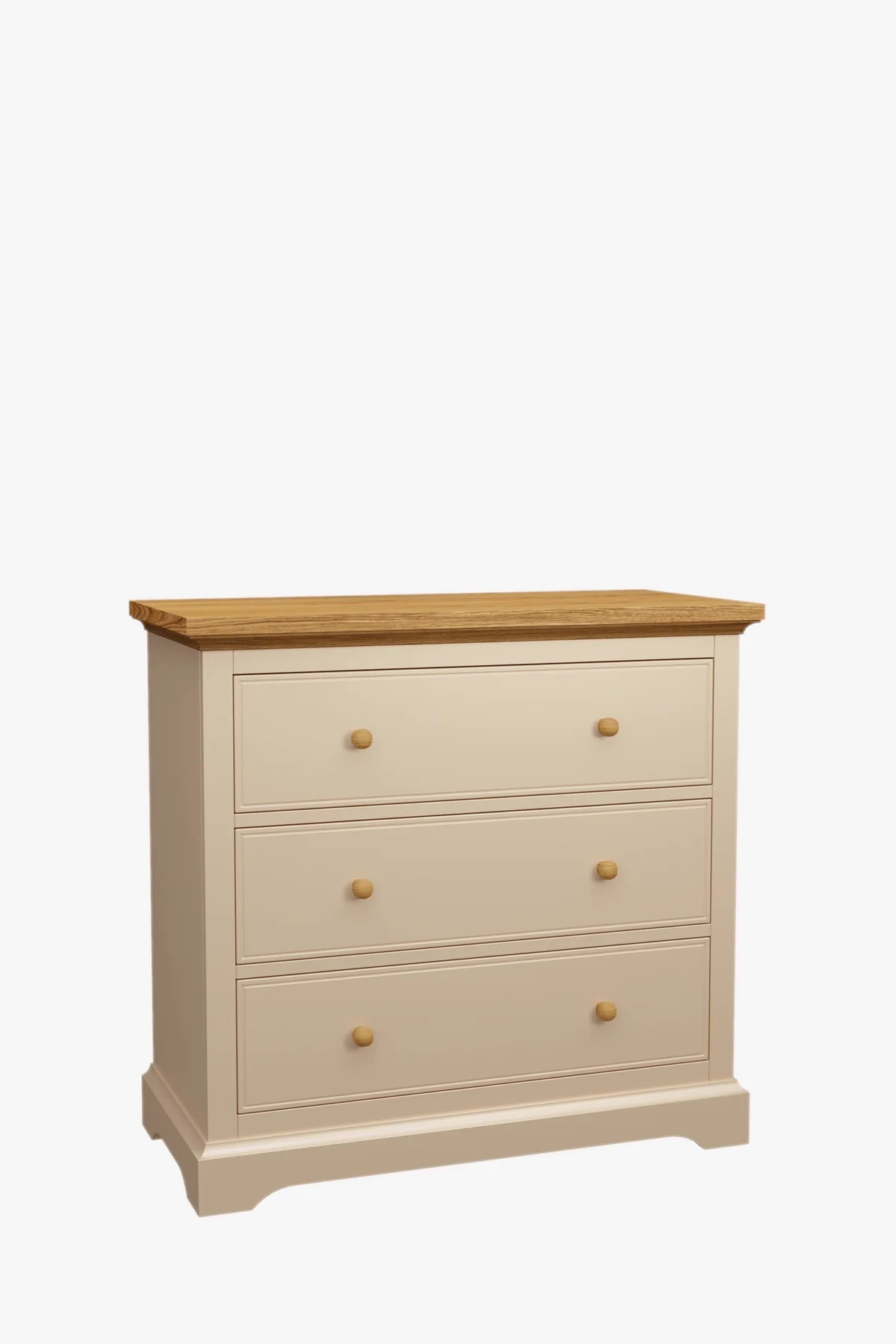 Oakham chest of drawers with 3 drawers