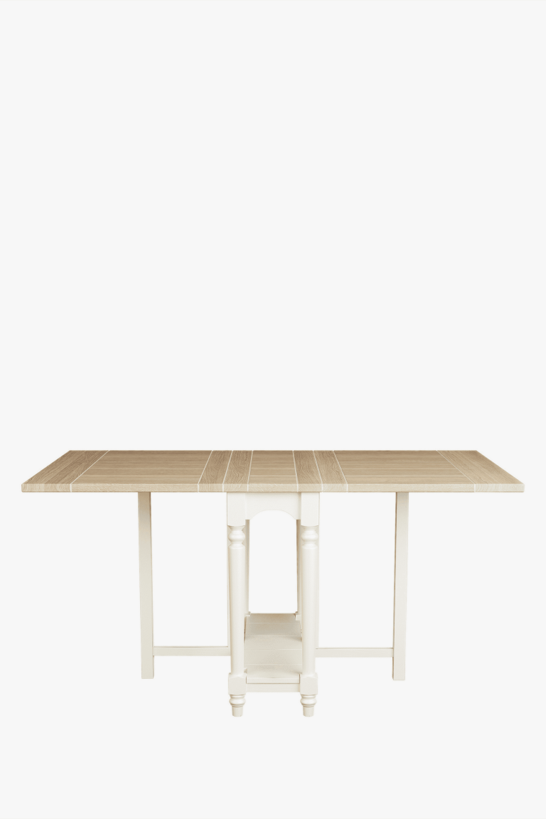 Dorset dining table with extensions on both sides