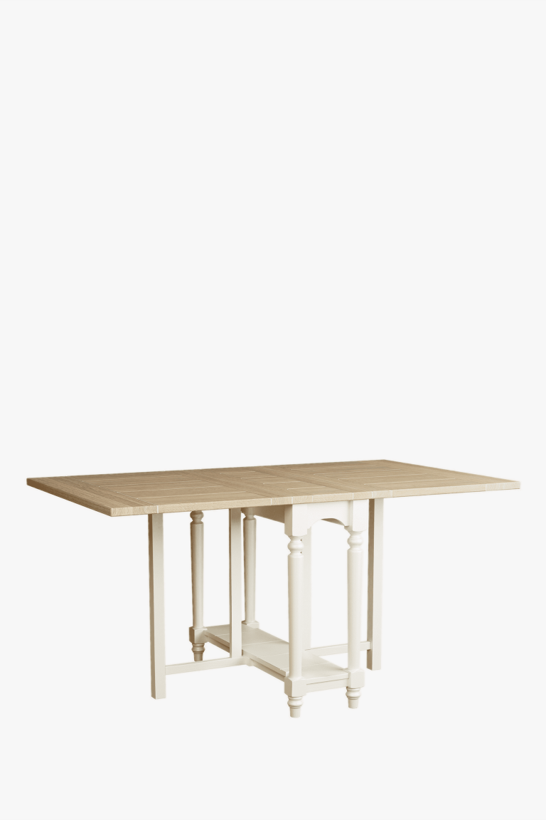 Dorset dining table with extensions on both sides