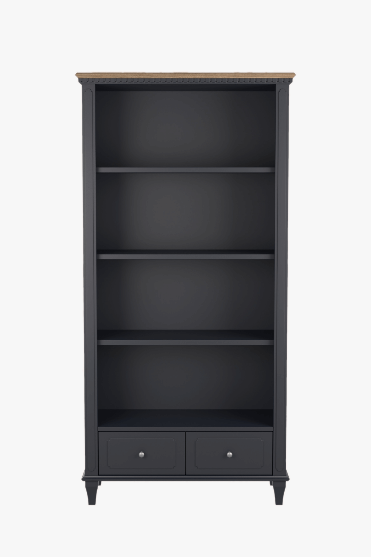 Hanover bookcase with 2 drawers