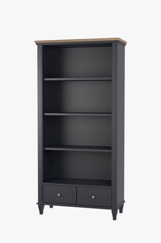 Hanover bookcase with 2 drawers