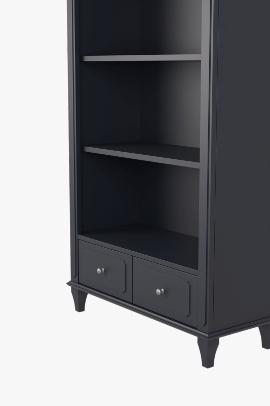 Hanover bookcase with 2 drawers