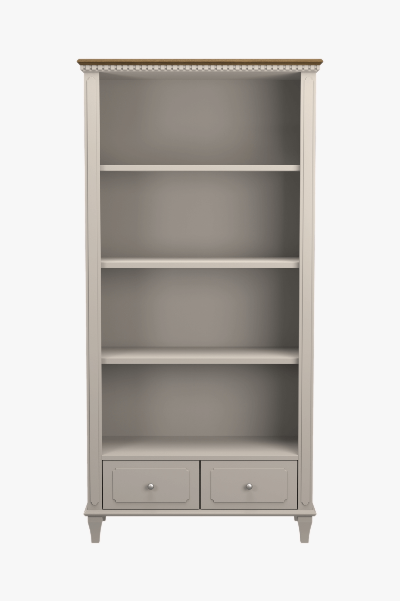 Hanover bookcase with 2 drawers