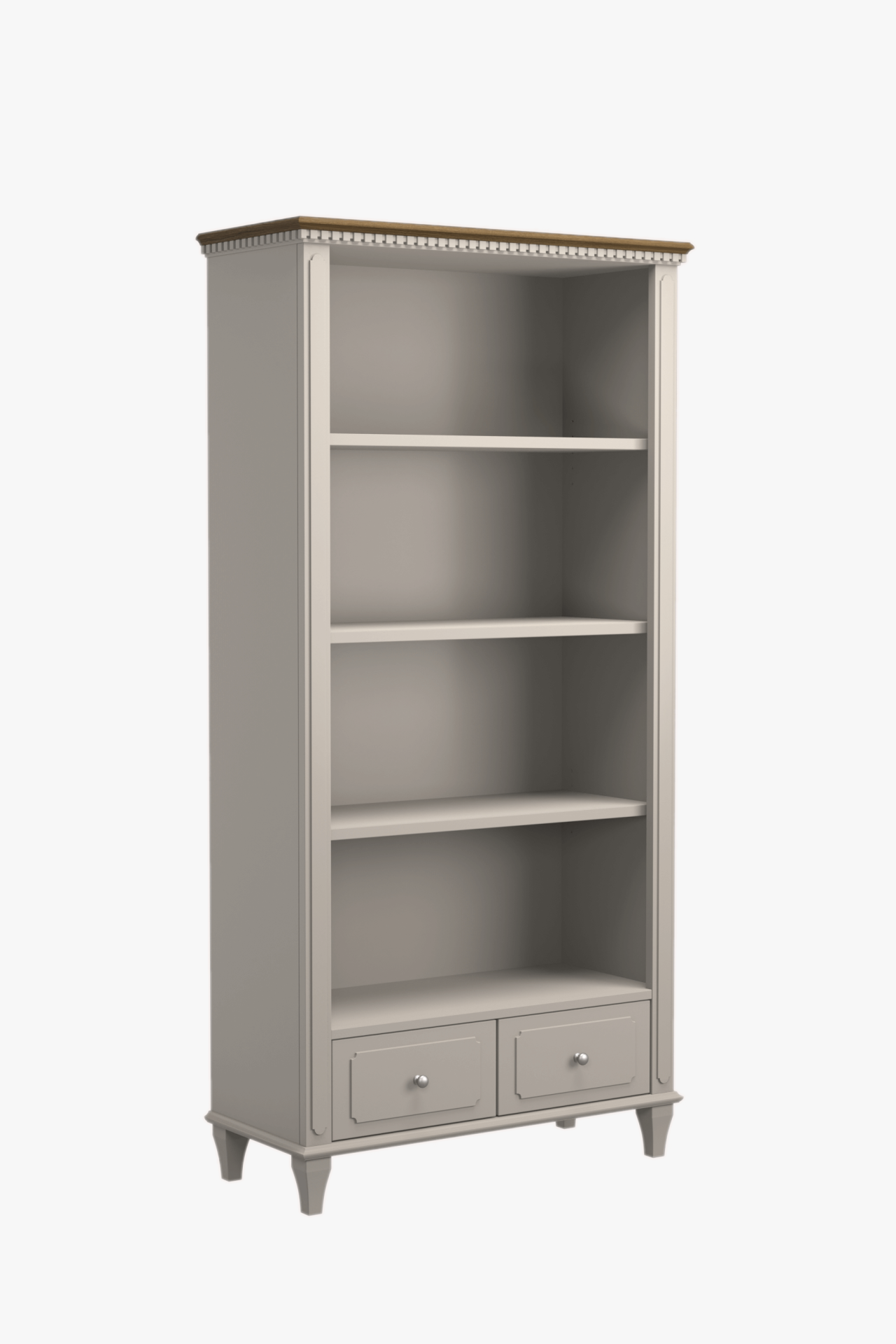 Hanover bookcase with 2 drawers