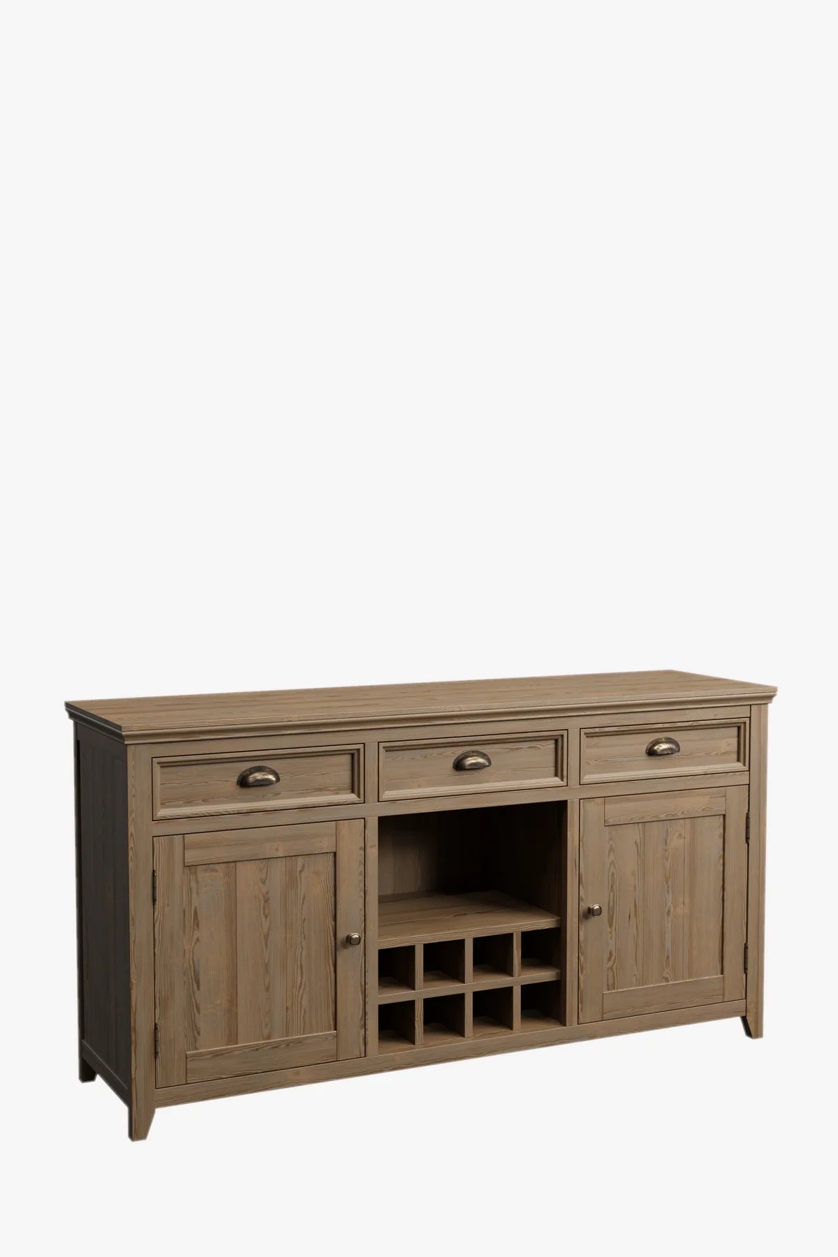 Merrion 2 door chest of drawers with 3 drawers