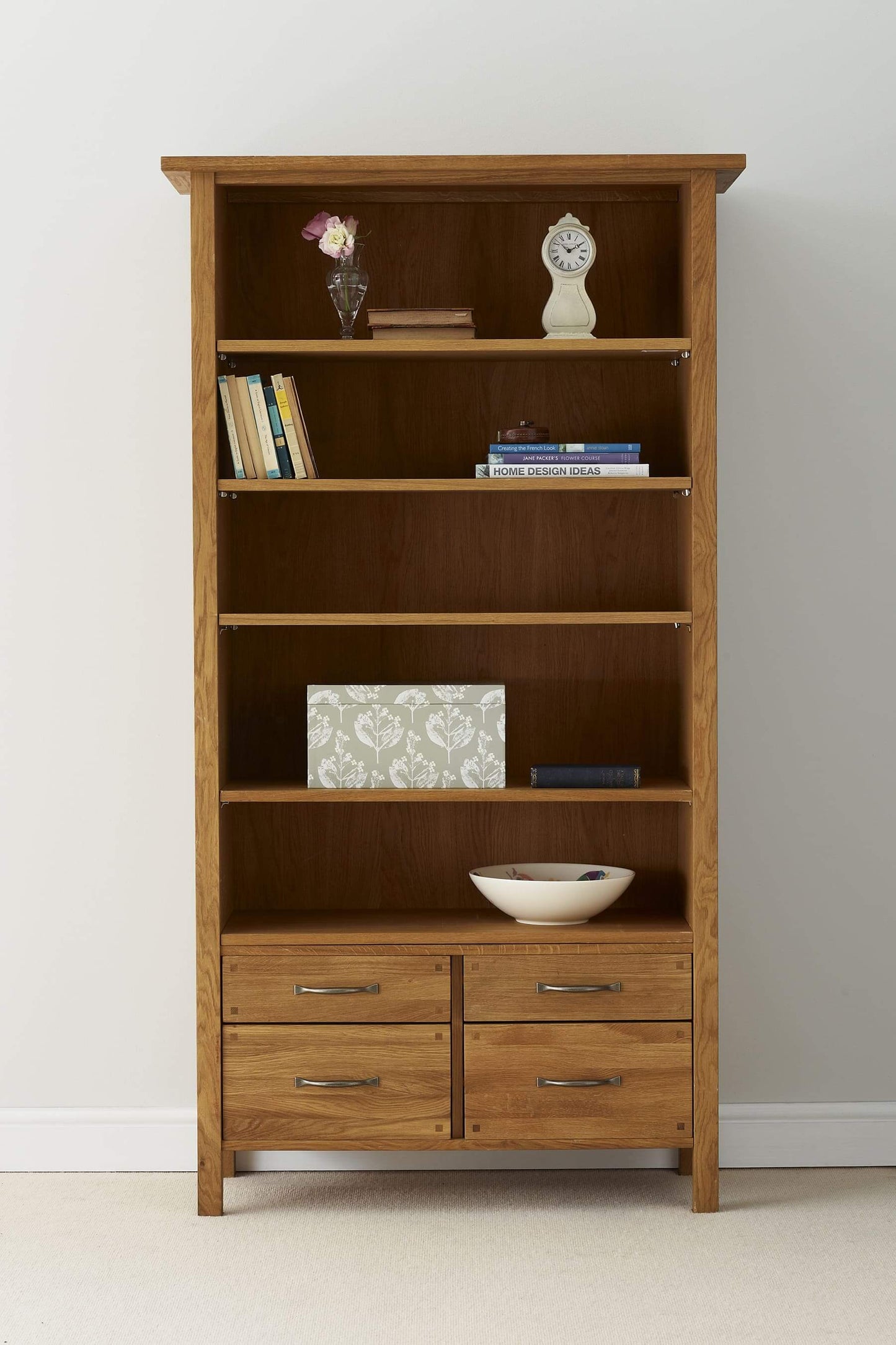 Milton Bookcase with 4 drawers