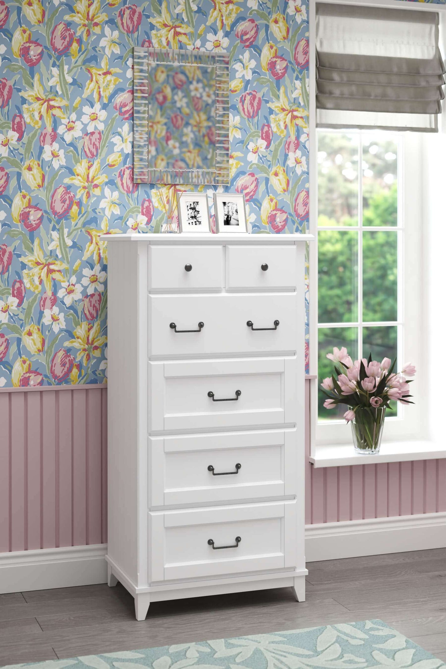 Devon tall chest of drawers with 6 drawers