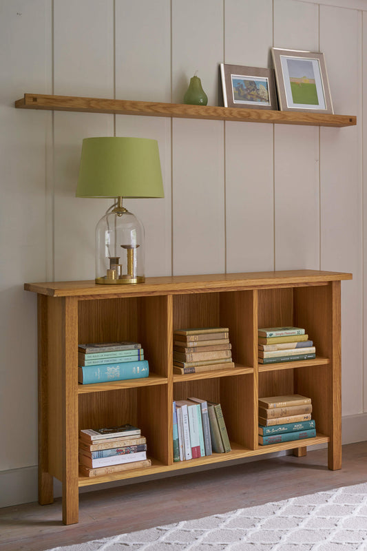 Milton low bookcase